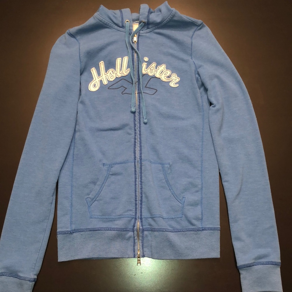 Hollister zip up hoodie
